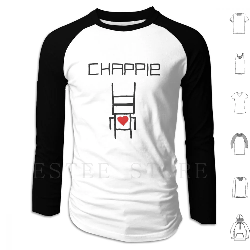 Худи Chappie с длинным рукавом худи Tetroval робот-иробот шапи Chappy из фильма район 9