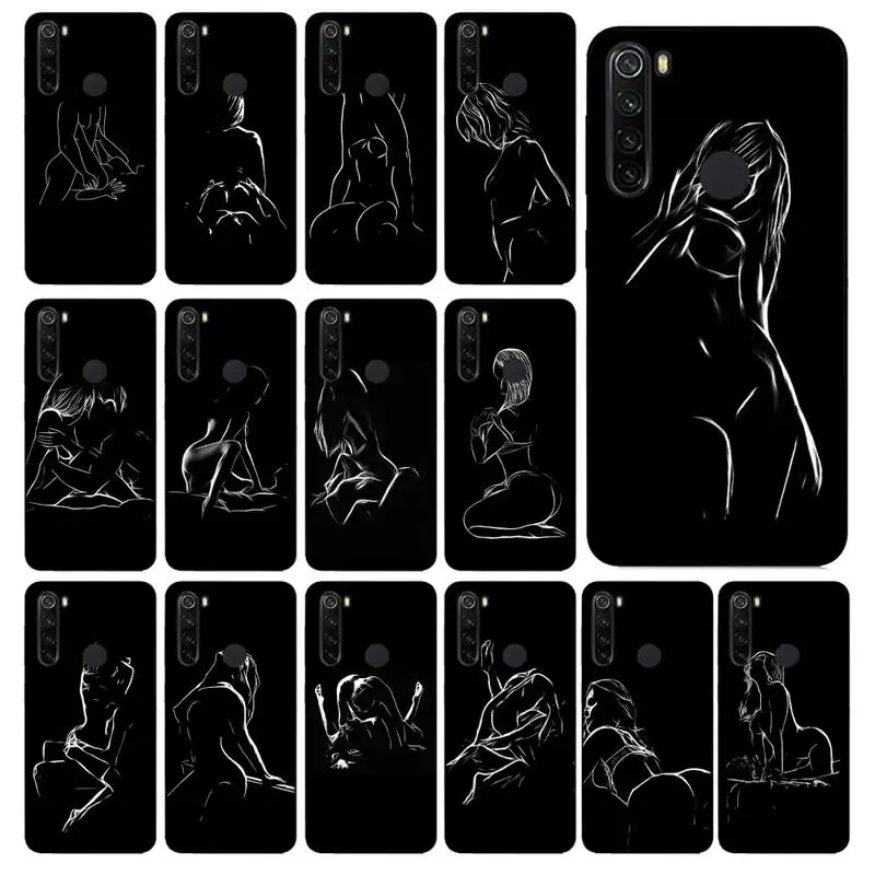 Motirunner минималистичный стиль Серия Twerk It Sexy Line TPU мягкий чехол для телефона Xiaomi Redmi