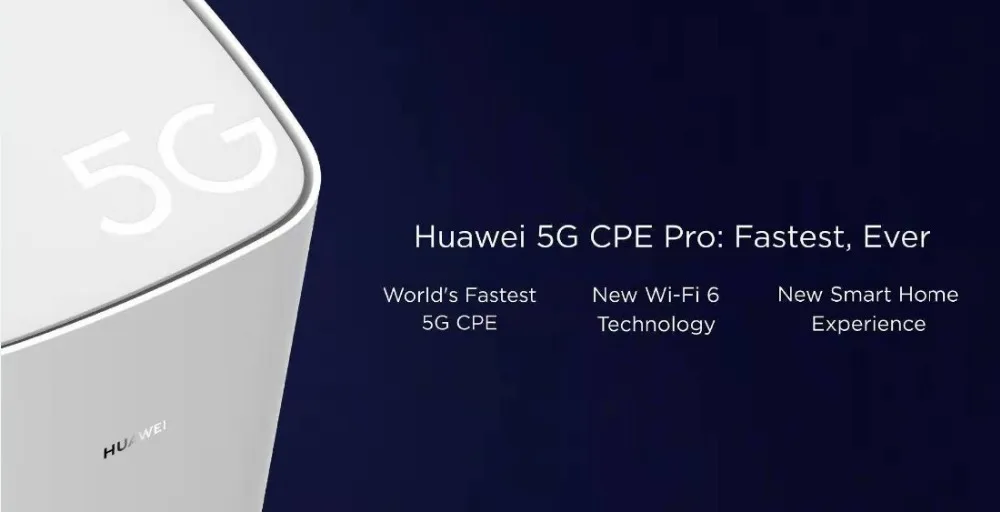 Huawei 5G CPE Pro(H112-372) 5G NSA+ SA(n41/n77/n78/n79), 4G LTE(B1/3/5/7/8/18/19/20/28/32/34/38/39/40/41/42/43) CPE беспроводной маршрутизатор