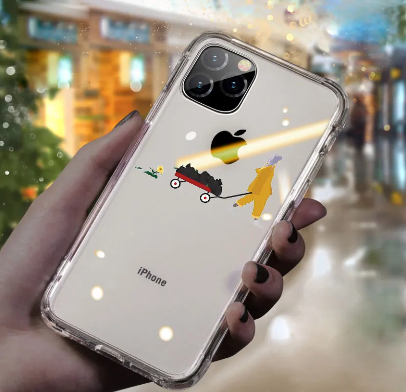 TPU A1046 Billie Eilish наклейки dont smile at me мультфильм чехол для телефона для iPhone 11 pro max 7 5S SE 6 6s 8 7 Plus X XR XS MAX Мягкий ТПУ чехол - Цвет: TPU A1046