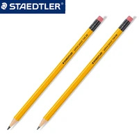 12 pcs staedtler 134 pencil with eraser pencils school stationery office supplies drawing sketch pencil student art supply hb2b