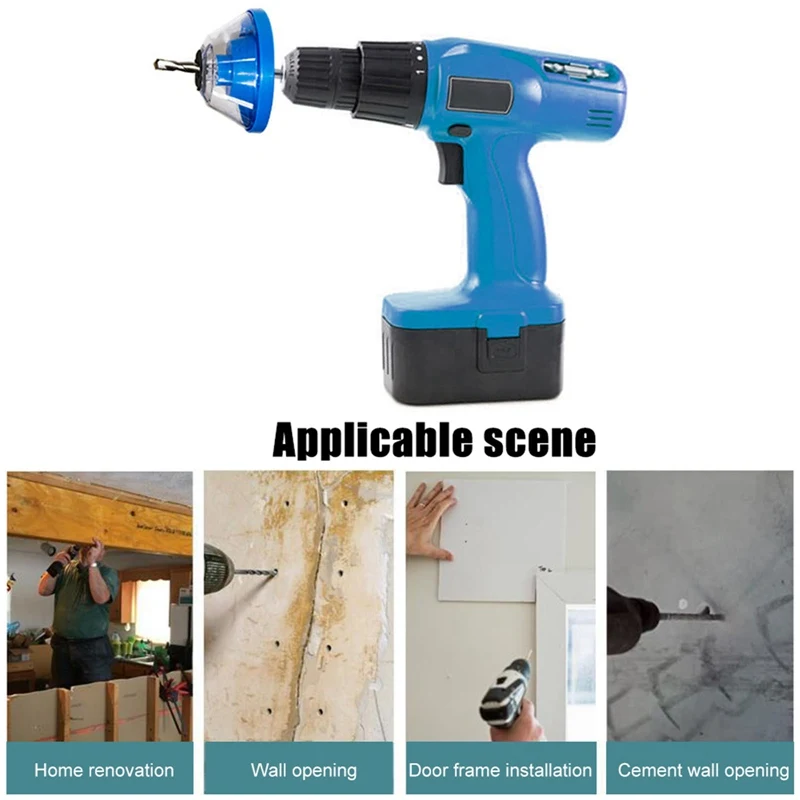 

Reusable Drill Dust Collector Electric Hammer Drill Dust Collector For Home Drilling Woodworking Tools Must-Have Accessory