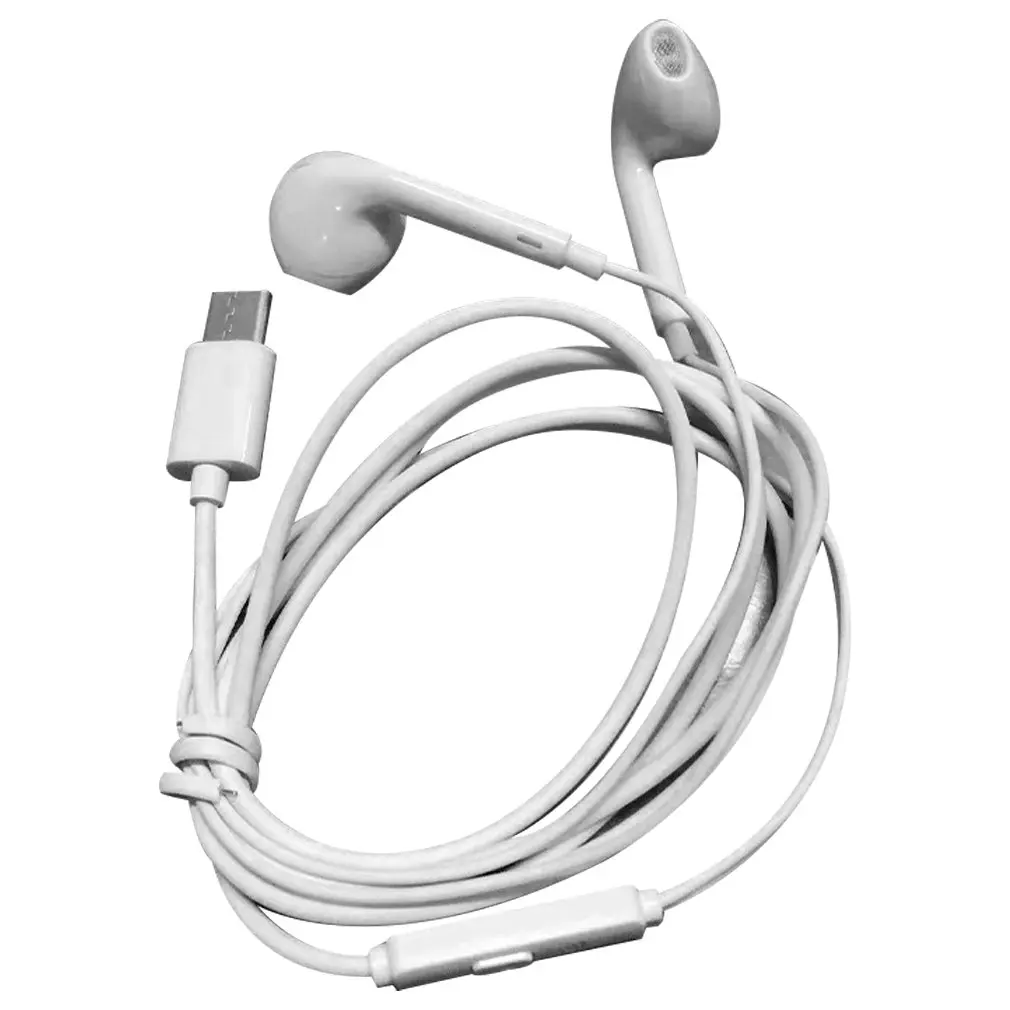 Оригинальные наушники типа C цифровые USB-наушники проводные с управлением для