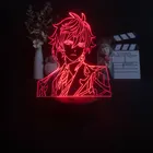 3D ночной Светильник с Управлением по Bluetooth для яркого основания, меняющий цвет, детский домашний подарок Genshin Impact Zhongli, игровой Декор