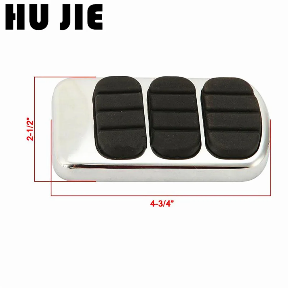 Хромированная резиновая накладка на педаль тормоза мотоцикла для Kawasaki Vulcan 900 1600