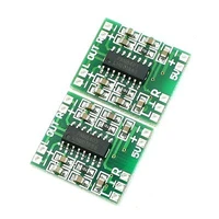 2pcs pam8403 2x3w mini audio class d amplifier board 2 5 5v input compatible board for electronic components