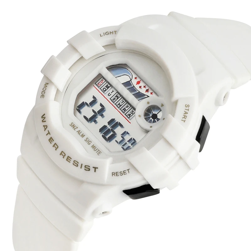 Часы Детские с секундомером спортивные электронные водонепроницаемые цифровые