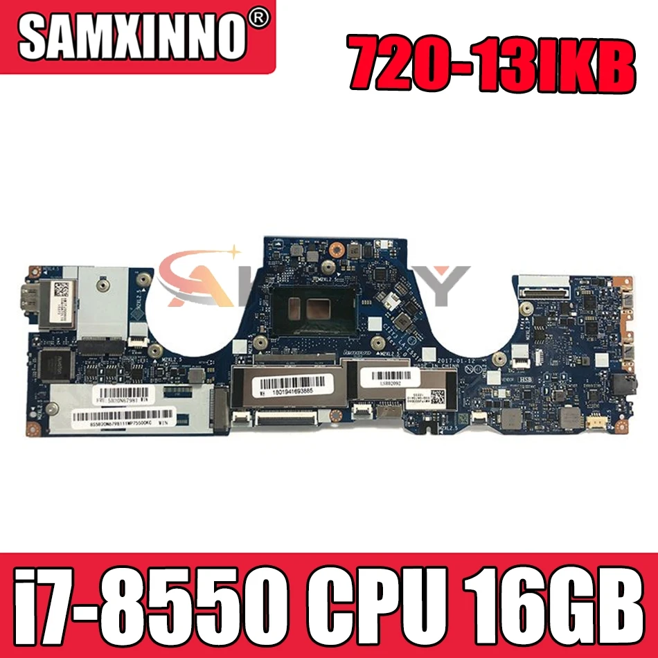 

���ݧ� Lenovo Ideapad 720-13IKB ���ѧ�֧�ڧߧ�ܧѧ� ��ݧѧ�� �ߧ���ҧ�ܧ� 5B20Q10896 DIZY6 LA-E551P i7-8550 CPU 16 ���� ���֧�ѧ�ڧӧߧ�� ��ѧާ���