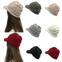 adult women men winter crochet hat knit hat warm baseball cap unisex warm and bonnet skullies beanie soft knitted beanies new