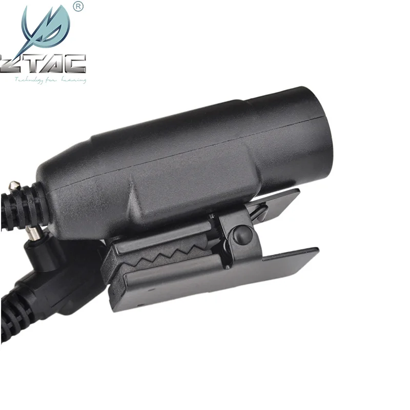 Z Tac U94 PTT тактическая гарнитура адаптер Motorola Plug Push To Talk Airsoft Midland Baofeng Z113|Тактические