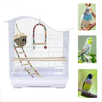 bird cage with drawer type cleaning tray parrot cage peony tiger skin manbird pearl bird pet bird ornamental cage breeding cage