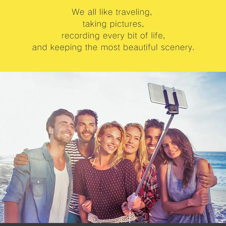 Беспроводная селфи-палка BELK 3 в 1 с Bluetooth дистанционным затвором штатив для