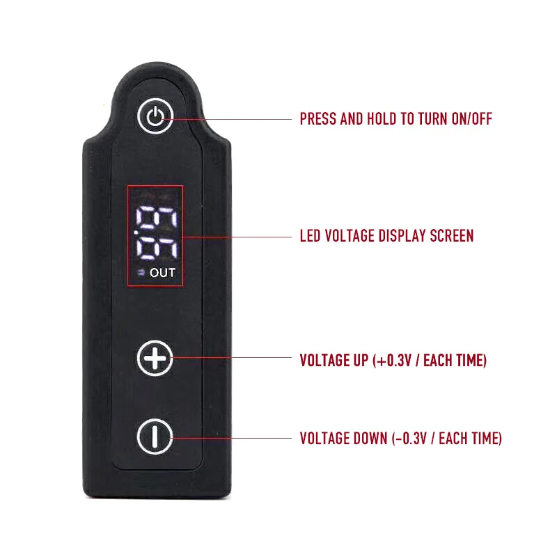 2020 Новый мини блок питания для татуировок со светодиодный ным дисплеем тату