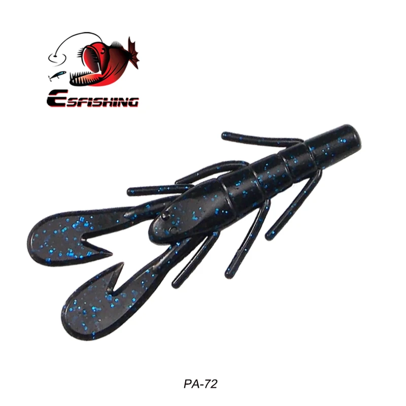 ESFISHING новая приманка для рыбалки Мягкая приманка Vibe Craw 8 шт. 85 мм 6 г рыболовные приманки воблер гольян Мягкая приманка для троллинга - Цвет: PA72