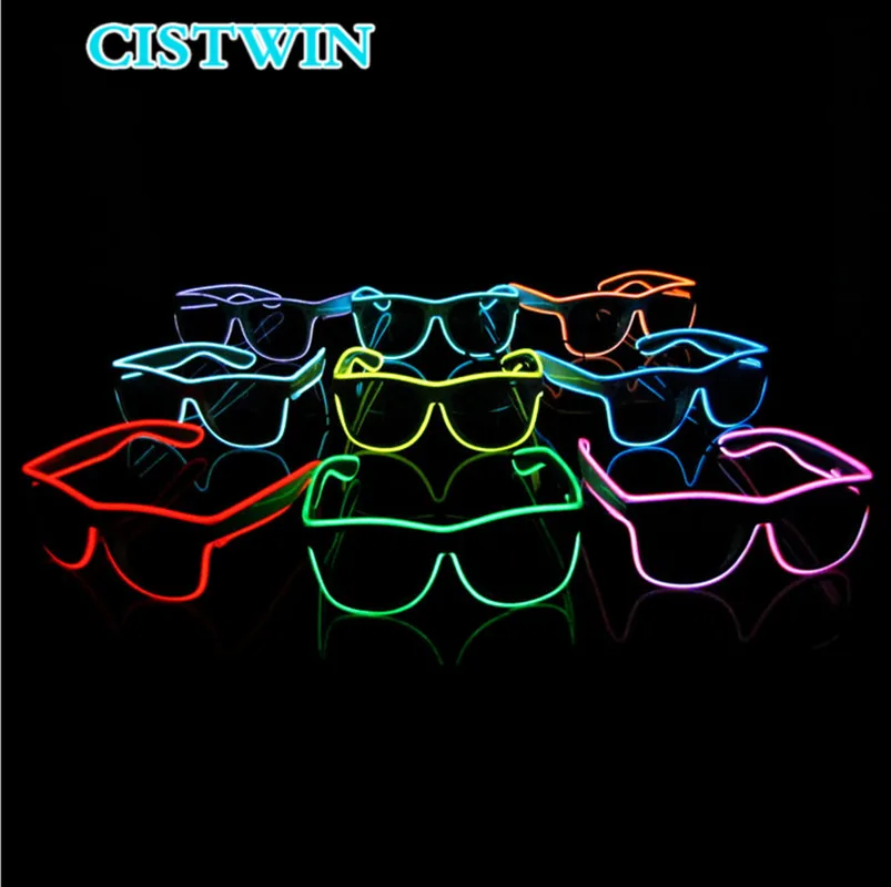 

Glasses Flashing Wire LED Halloween lampLighting Classic Gift Bright Light Festival Party Supplies Cool Party Decorative Luminou