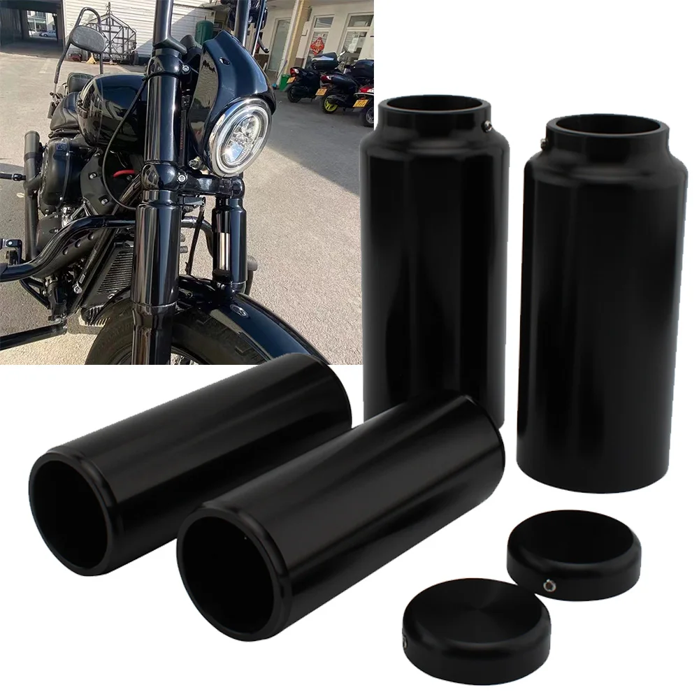 

FOR HARLEY-DAVIDSON SOFTAIL M8 STREET BOB FXBB FULL FORK COVER SET 2018-2021 Motorcycle Fork Cover Set Kit