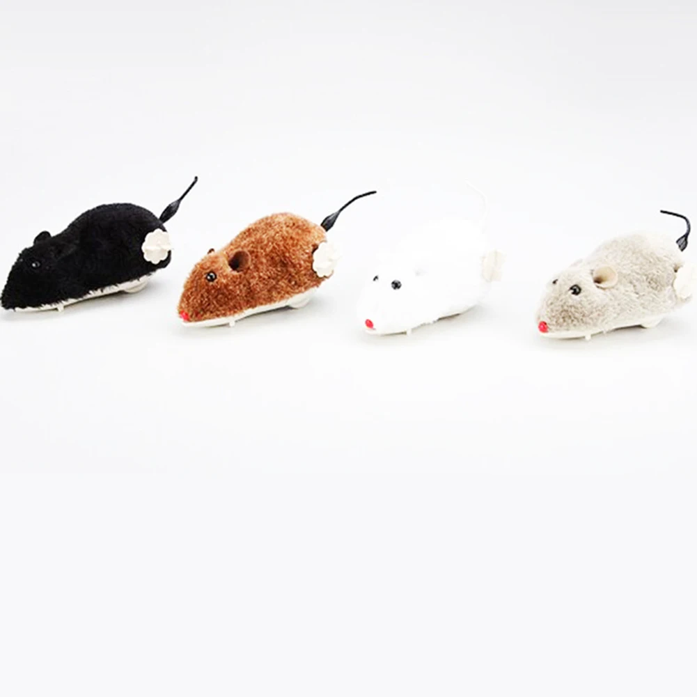 Wind Up Racing Mouse Plush Mice Toy Pets Toys 5.3" Child and Christmas GIfts | Дом и сад