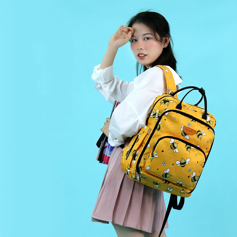 Женский камуфляжный рюкзак из ткани Оксфорд с принтом|Женские рюкзаки| |