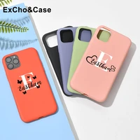 custom name for iphone 11 12 pro max phone case for x xs xr 7 8 plus 6 6s silicone cover diy butterfly logo picture design gift