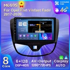 1280x720 7862C 6 ГБ + 128 Гб большой экран Andorid11 все в одном автомобильный мультимедийный плеер навигация для OPEL Карл VinFast Fadil 2017-2020