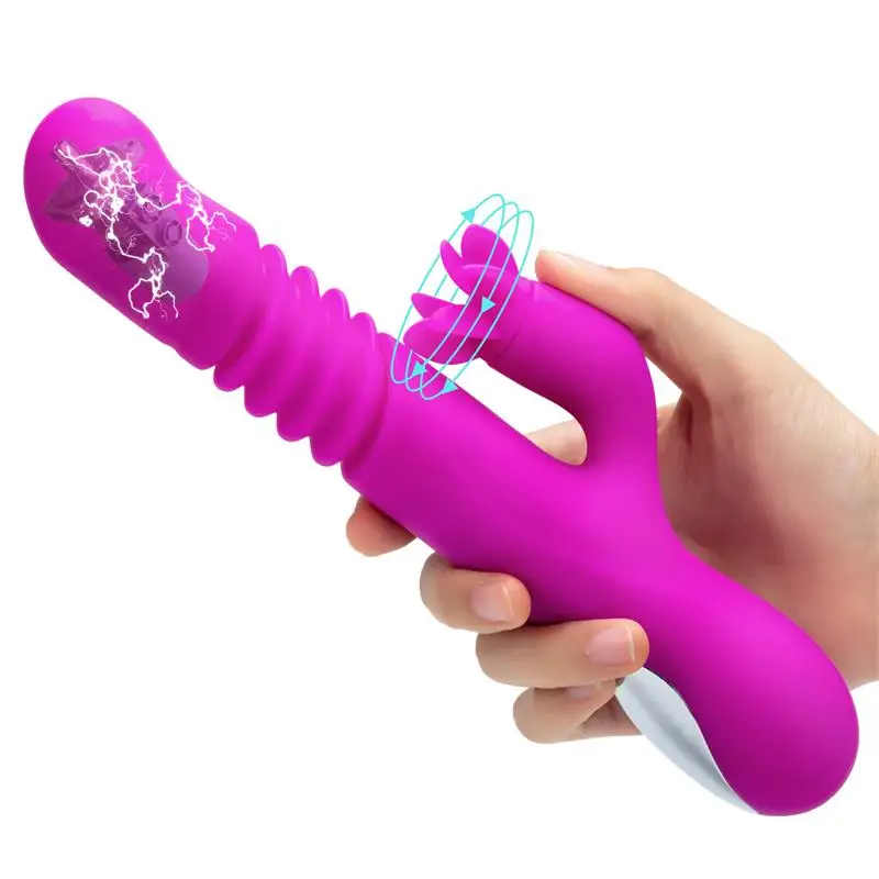 Вибратор большой Телескопический вибратор интегрированный шариковый