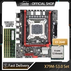 Системная плата JINGSHA X79M-S 3,0 с Xeon E5 2640 CPU 4 шт. x 4 ГБ = 16 Гб 1333 МГц DDR3 память ECC REG M-ATX PCI-E NVME M.2 SSD