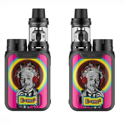 Hands Набор электронных сигарет Vaporesso Swag 18650 TC коробка мод с 3,5 мл NRG Vape Танк GT Core испаритель Набор для начинающих VS Voopoo Drag - Цвет: Hands