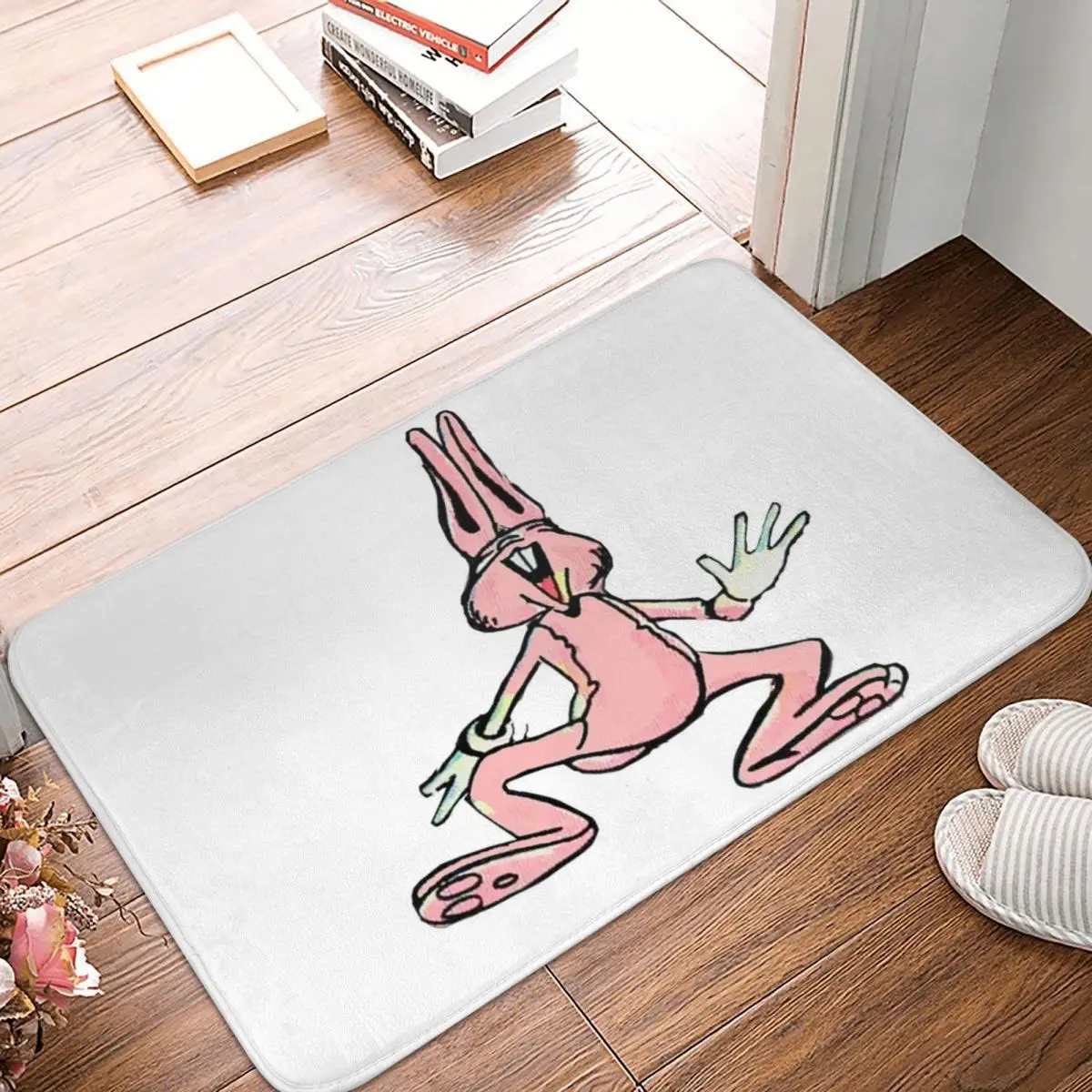 Розовый коврик для ног ванной из полиэстера впитывающий вход кухня спальня