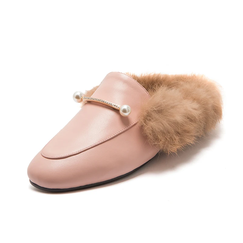 Размера плюс 34-43 Новые женские шлепанцы на плоской подошве Слипоны Фирменные