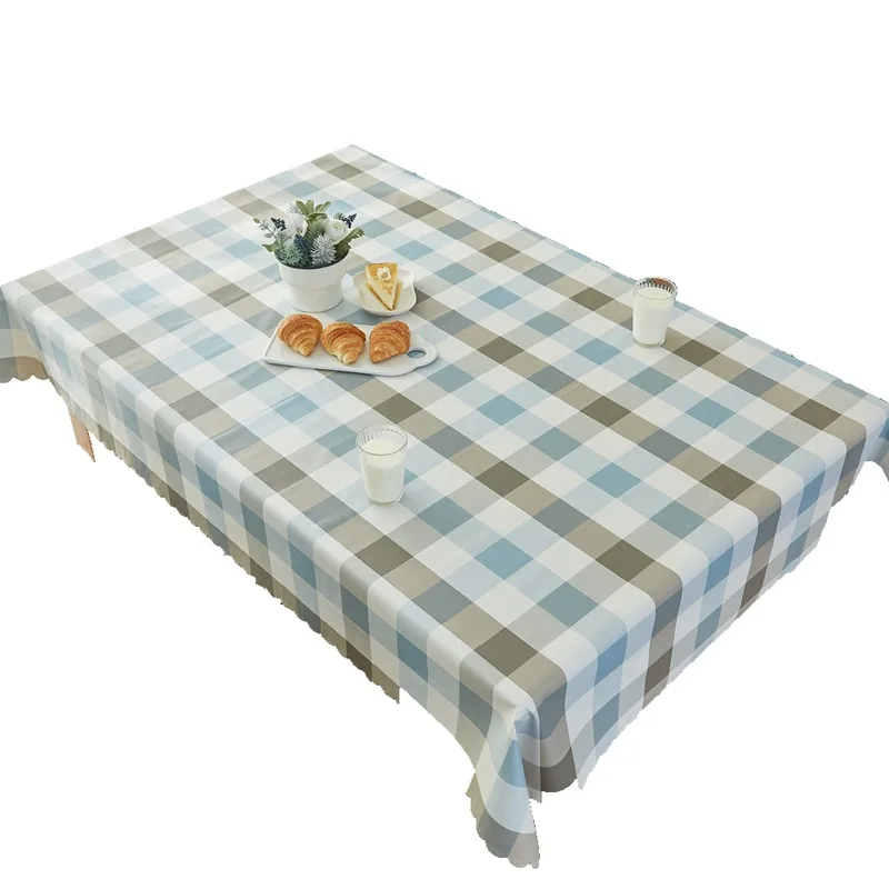 Microfine ПВХ скатерть плед кружева украшение скатерти Водонепроницаемый