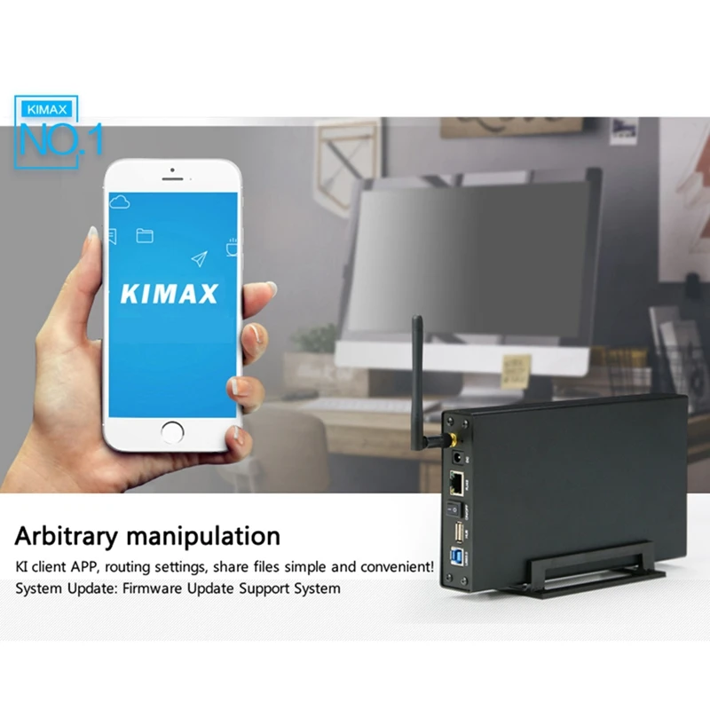 Blueendless Rj45 футляр для внешнего жесткого диска Nas Wifi антенна беспроводная Sata Usb 3 0 Hdd