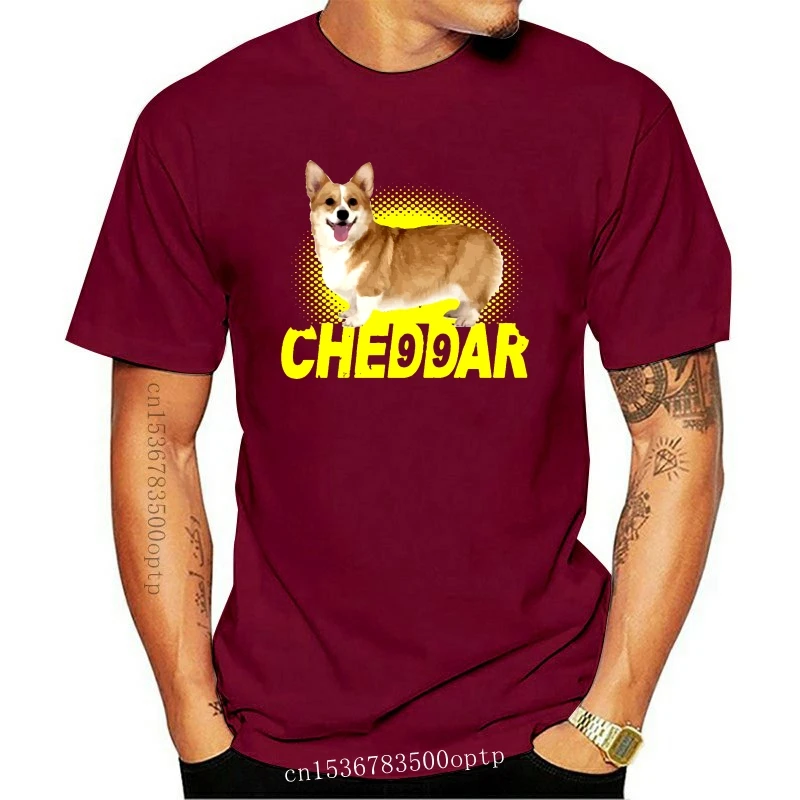 Мужская футболка Cheddar Corgi Dog Brooklyn Nine B99 wo футболки Топ|Мужские футболки| |