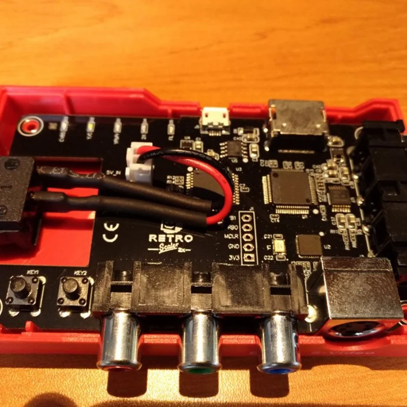 

for Retroscaler2X AV to HDMI Converter and Line-Doubler for Retro Game Consoles Ps2/N64/Nes/Sega /Saturn/Md1/Md2