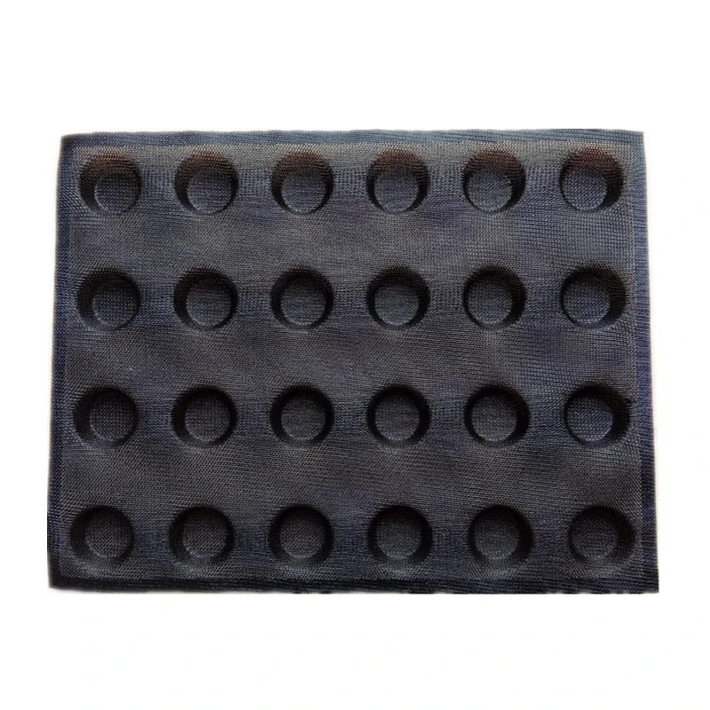 

1Pc 24-Cavity Silicone Mold Bread Molds For Baking Frozen Dough Molds Small Round Shape Baking Pan Cream Puffs Molds Breathable