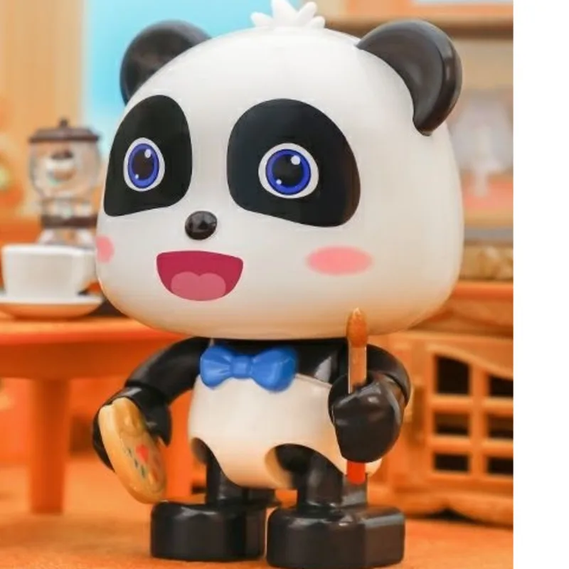 Детский автобус панда Кики Миу игрушка детский Плюшевые Блоки головоломки