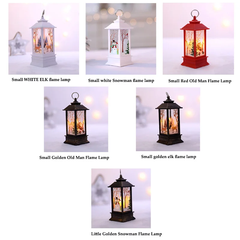 Рождественские украшения Рождественская елка украшение Пламенный светильник