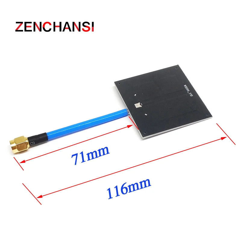 7-дюймовый TFT ЖК-экран zenchsi 5 8G FPV IPS монитор с 8DBI панельной антенной и в виде клевера