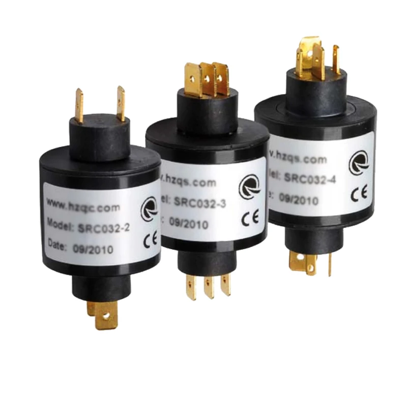 

New Pin Connection Through Bore Electric Slip Ring 2A 240V DC/AC SRC032-4 for Production line, industrial Rotating Equipment