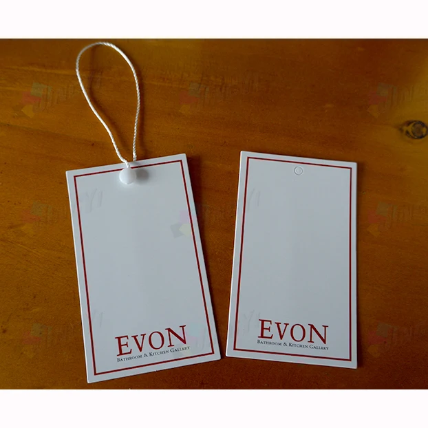 Индивидуальная печать высокое качество дешевые подвесные бирки карты с веревкой