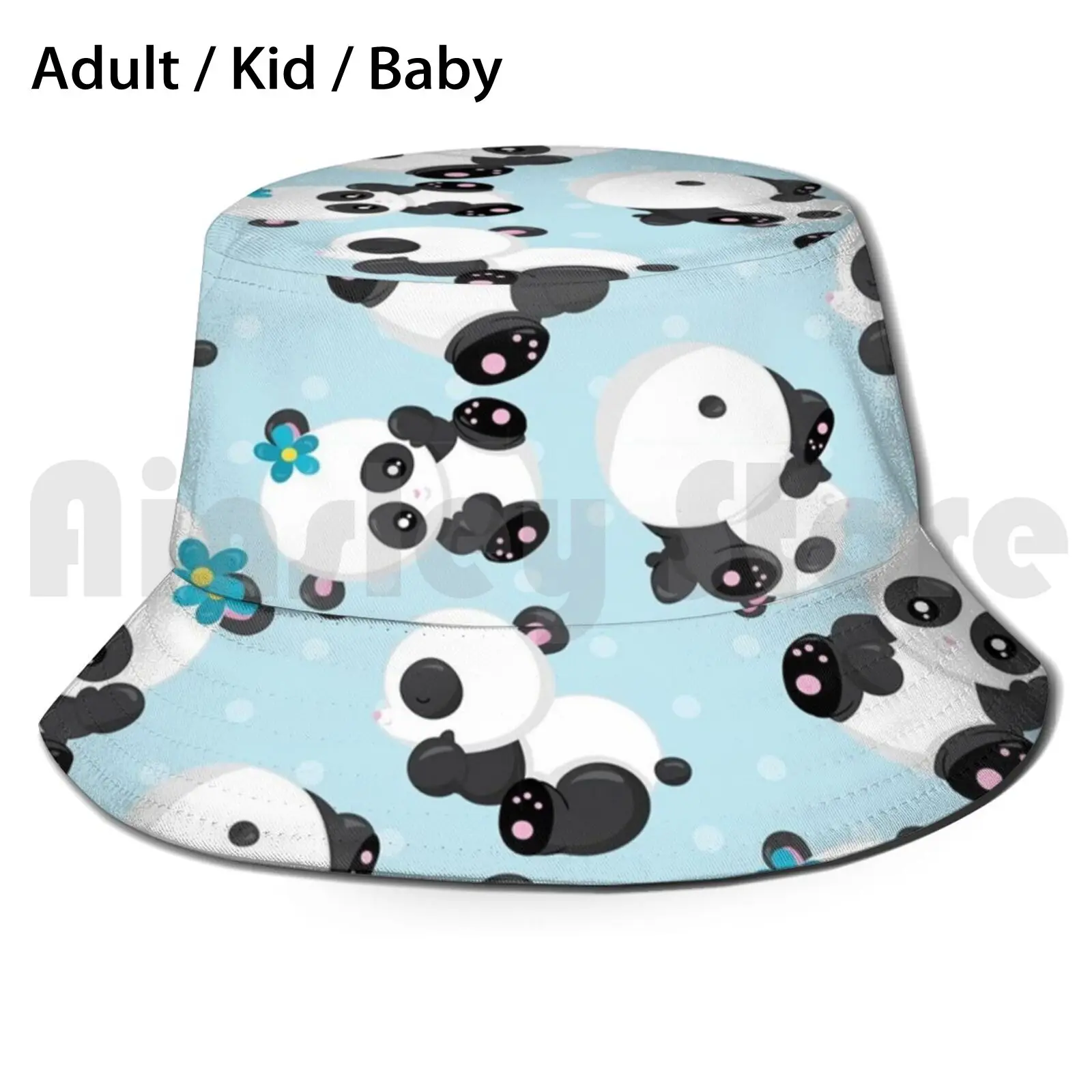 

Складная Солнцезащитная шляпа с принтом медведя панды