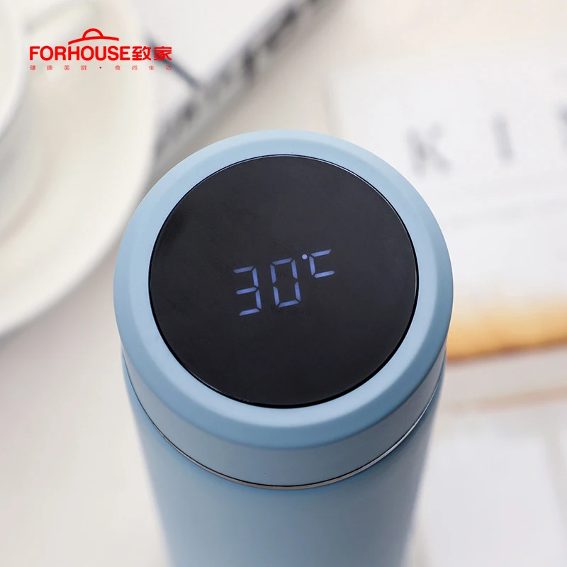 304 бутылка для воды из нержавеющей стали с вакуумной изоляцией термос умный