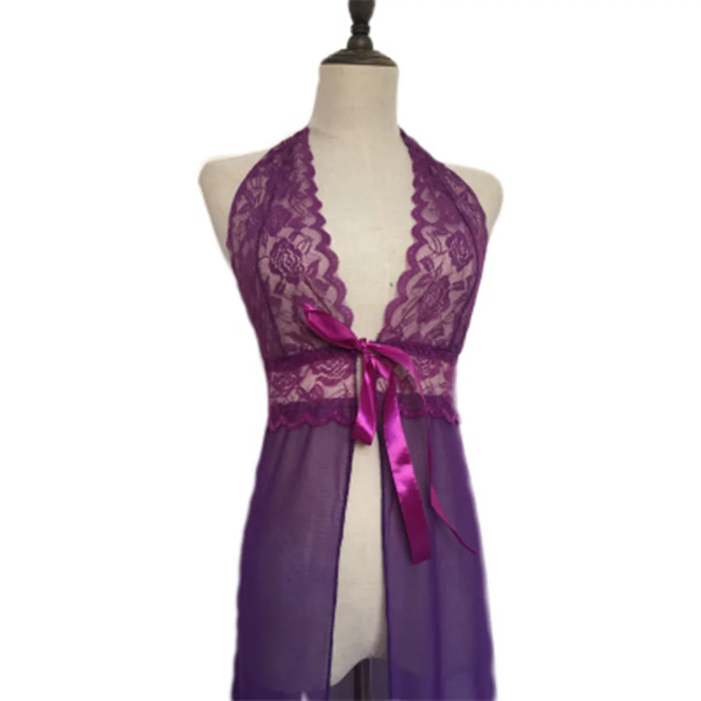 Новые горячие черные пижамы Babydoll и стринги Laies Горячее Сексуальное белье