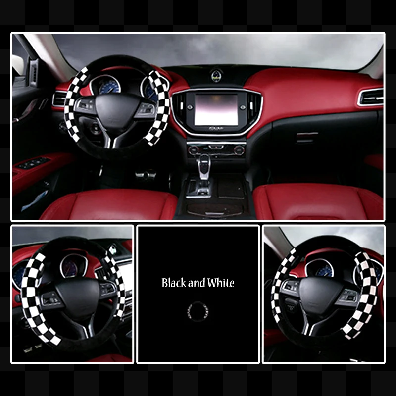 BOOMBLOCK четырехсезонный чехол на рулевое колесо для автомобиля Kia Rio 3 K2 Sportage Ceed Ford