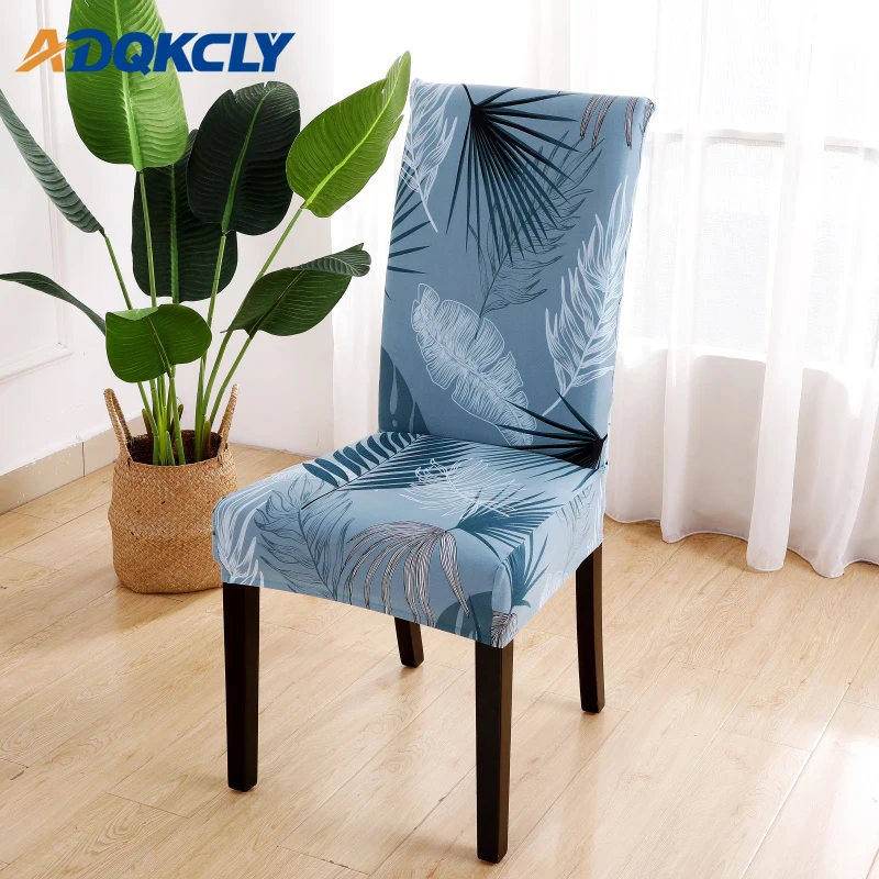 Чехлы для стульев с цветочным принтом съемные Защитные чехлы банкетов кухонных