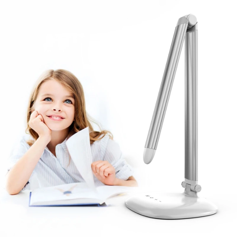 Светодиодный настольная лампа с регулируемой яркостью Уход за глазами 3 цвета