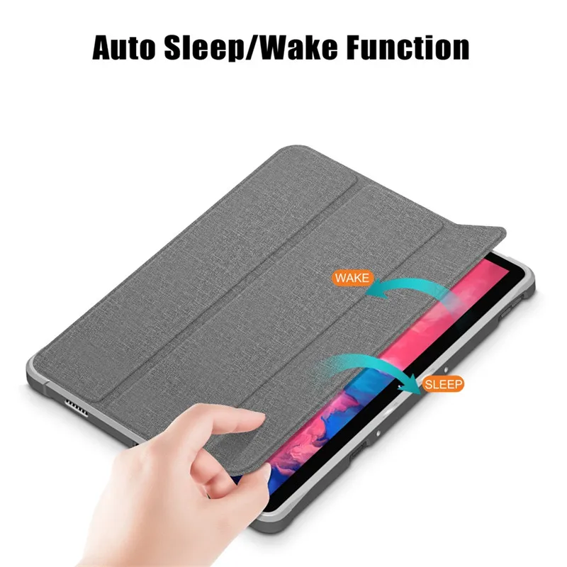 

For Lenovo Xiaoxin Pad 11 inch Case Magnetic Fabric Soft TPU Cover Funda Tablet for Lenovo Tab P11 / P11 Pro TB-J706F J606F 2020