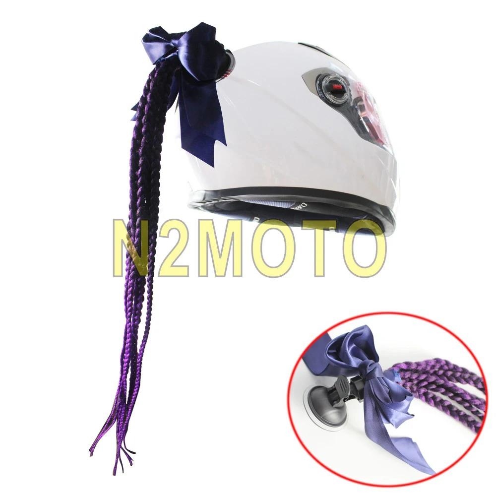 Мотокросс Байкерский Женский шлем грязный твист оплетка конский хвост каска из