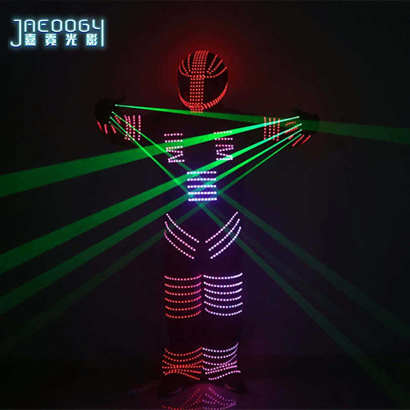 2020 костюм робота из светодиодов s световой David Guetta с подсветкой kryoman Робот