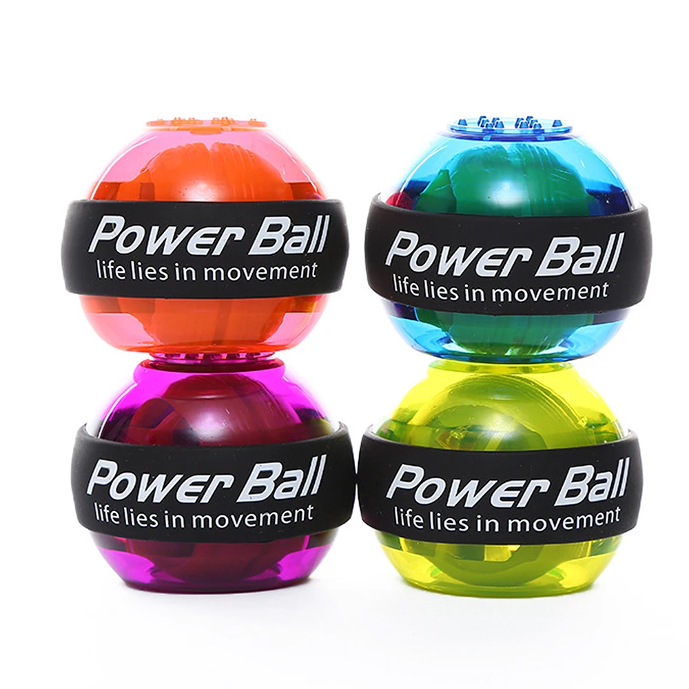LED Wrist ball Trainer Relax Gyroscope Ball Strengthener Muscle Power Ball Gyro Arm Exercise Machine Gym Fitness Equipment