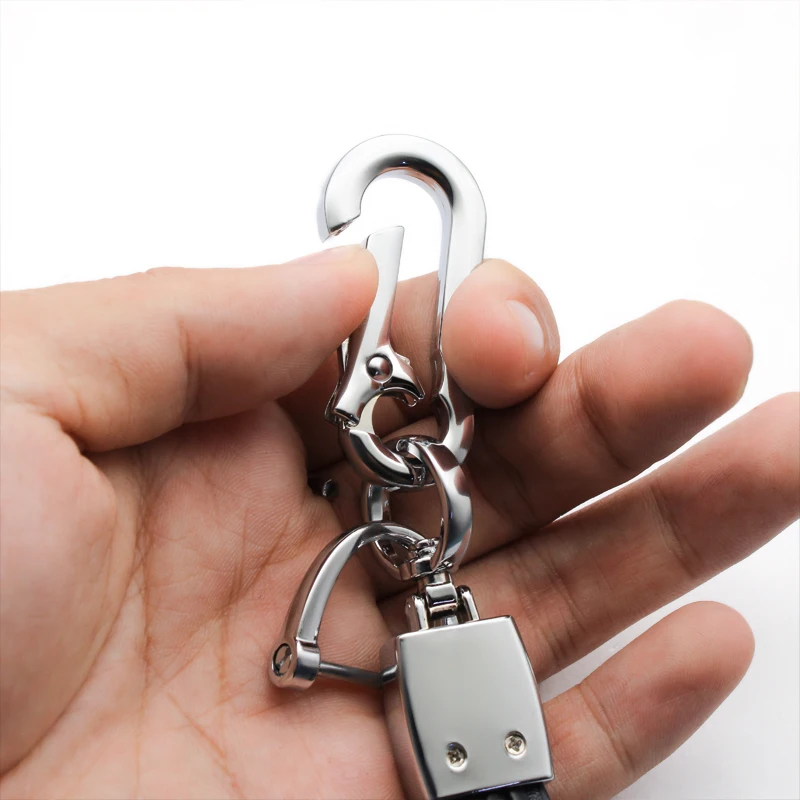 1 шт. Кожаный Автомобильный брелок для ключей брелки пряжка подковы Защитные